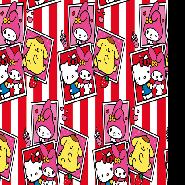 PAPEL COUCHE HELLO KITTYKUROMI GRANMARK 50X70 CM. E.25